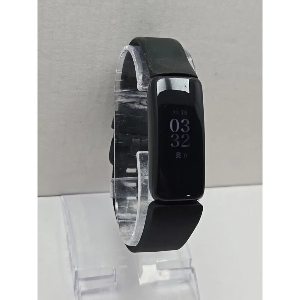 Fitbit Inspire 2 Fitness Tracker Black Heart Rate Monitor Tested No Charger